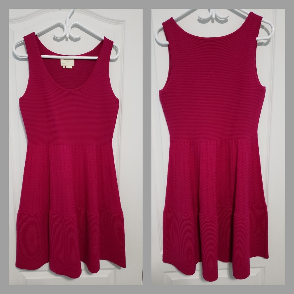 Kate Spade Hot Pink Large Knit Dress